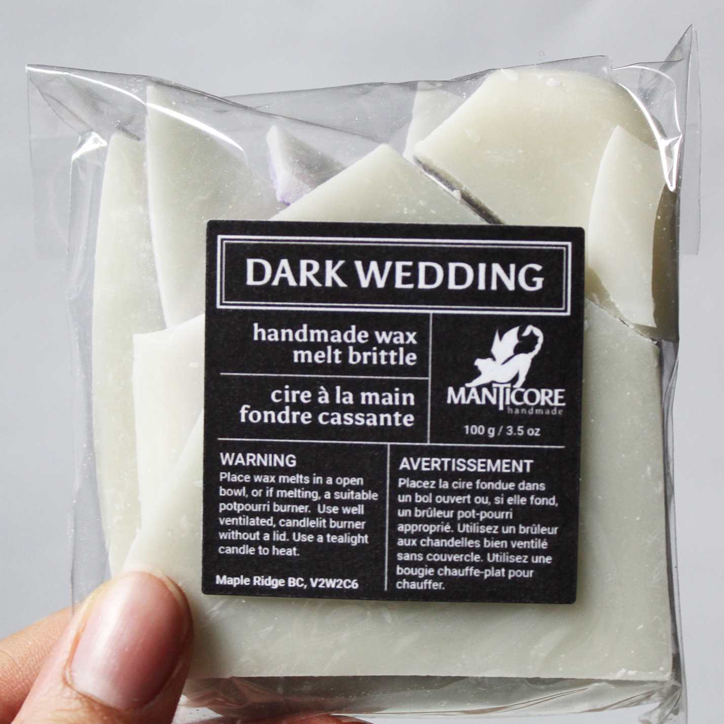 Dark Wedding Luxury Wax Brittle 100g