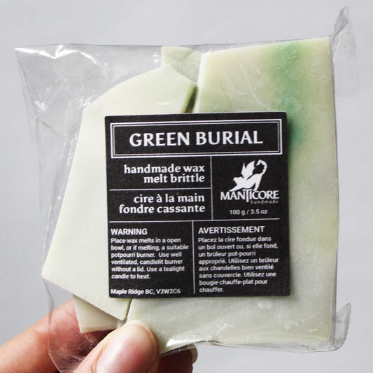 Green Burial Luxury Wax Brittle 100g