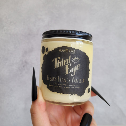 Freaky French Vanilla Candle, 8oz Jar