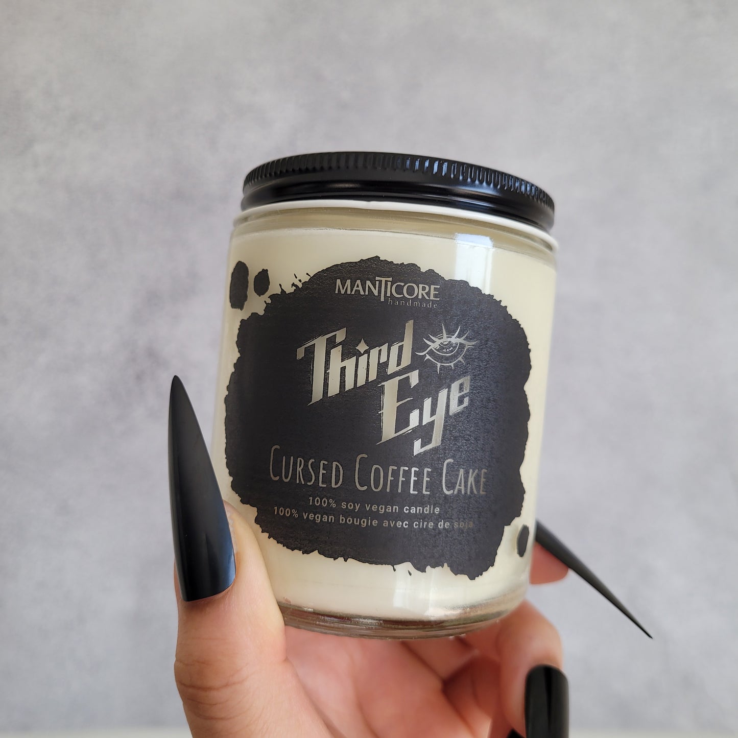 Cursed Coffee Cake Candle, 8oz Jar